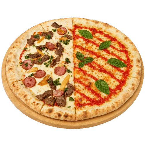 Pizza Mitad/Mitad