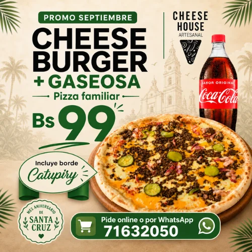 Promo Cheese Burger Septiembre